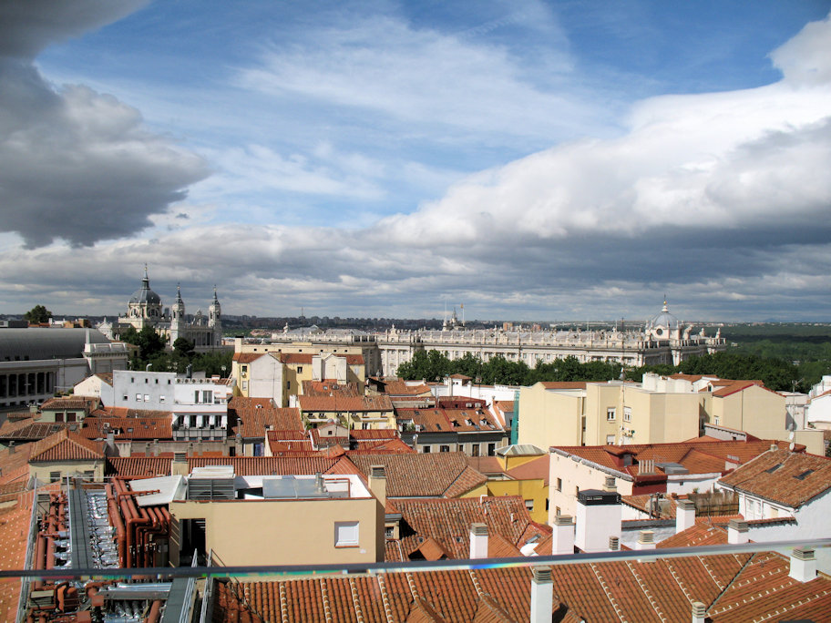 Roofs of Madrid photograph